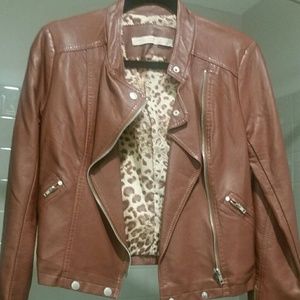 Vegan leather jacket